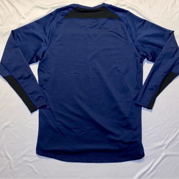 Nike Dry Fit Navy Blue Long Sleeve - Picture 4 of 7